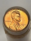1950 D RED GEM BU LINCOLN CENT ROLL / 50 COINS