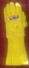 Knitted Left Hand Infinity Gauntlet: Knitted by hand in Peru