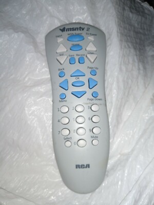 RCA CRK17MB1 MSNTV 2 TV REMOTE CONTROL CRK 17MB1