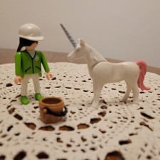 Vintage Playmobil 1980's Unicorn Whisperer Set