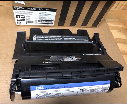 2) IBM 1332, 1352, 1372 Empty OEM Virgin Toner Cartridges - 第 1/2 張圖片