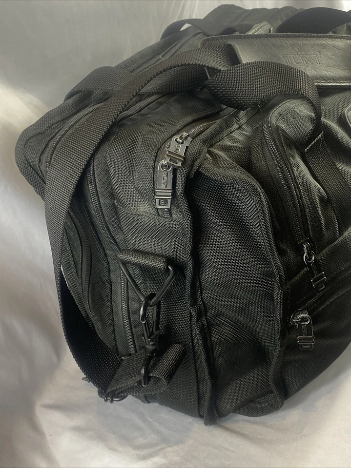*Rare* EUC Vintage TUMI Expandable Organizer Laptop Case Carry On Weekender Lux - Image 2 of 4