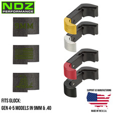 NDZ Glock Gen 4/5 17 19 23 45 Modular Extended Magazine Release Aluminum Polymer
