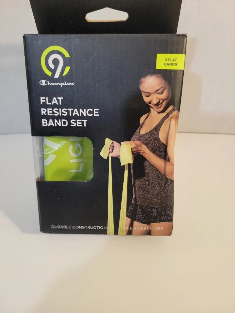 Fitness Bands New Champion C9 Flat Resistance Band Set 3 Pack