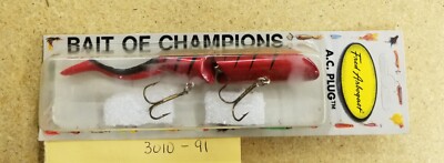 Vintage Fred Arbogast AC Plugs Fishing Lures, and Fred Arbogast Hula Squids | eBay Vintage Fred Arbogast AC Plugs Fishing Lures, and Fred Arbogast Hula Squids | eBay