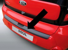 Ladekantenschutz schwarz für Kia Soul II vor facelift Baujahre 03.2014-09.2016
