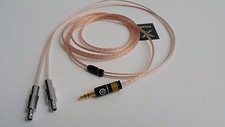 Sennheiser HD800 Headphone OCC copper Cable Gold 3.5mm mini Plug