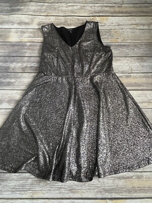 Torrid Foiled Textured Skater Dress, Size 2 (18/20) Gold Black | eBay Torrid Foiled Textured Skater Dress, Size 2 (18/20) Gold Black | eBay