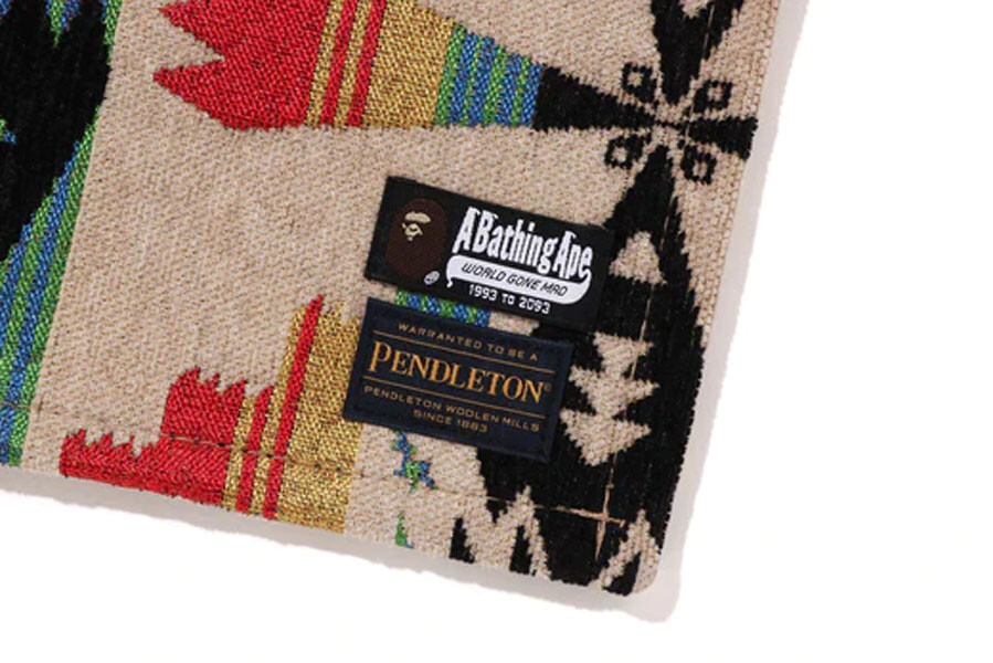 A BATHNIG APE Men's Goods BAPE x PENDLETON RUG MAT ( S