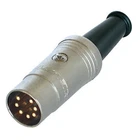 REAN 7pin DIN Cable Connector Round Connector Gold Plated Contacts by Neutrik | NYS323G