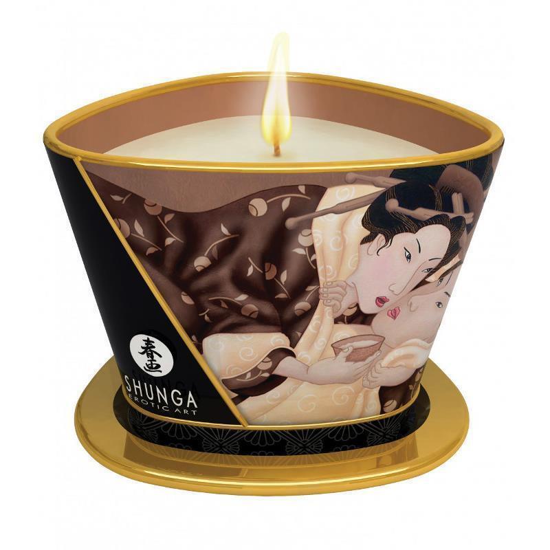 Vela De Masaje Erótica Shunga Masaje Vela Excitation / Chocolate 170Ml Aceite