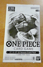 ONE PIECE CARD ENGLISH PROMO RELEASE EVENT PACK X1 ST15-ST20 BOOSTER SEALED MINT
