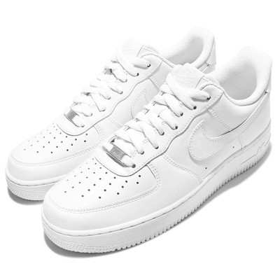 Nike Air Force1 '07 Triple All White Classic Sneakers AF1 315122-111 SZ 12  US | eBay