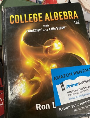 college algebra textbook With CalcChat and CalcView 10E