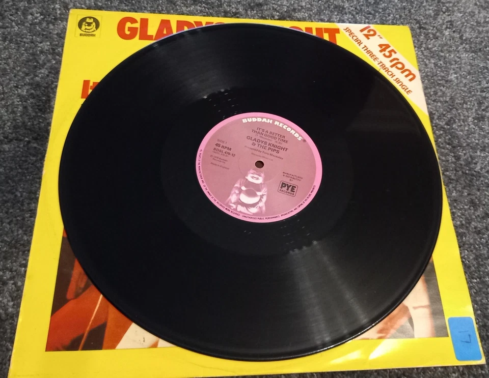 Gladys Knight And The Pips – It's A Better Than Good Time 12" BDSL 478 VG/EX Foto 4 de 4