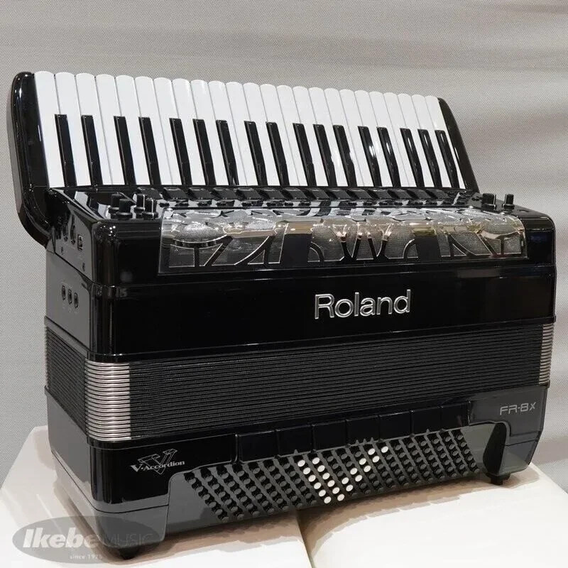 FR-8X Roland V-accordion Keyboard Type BK Black 41 keys 120 FR-8X Roland V-accordion Keyboard Type BK Black 41 keys 120