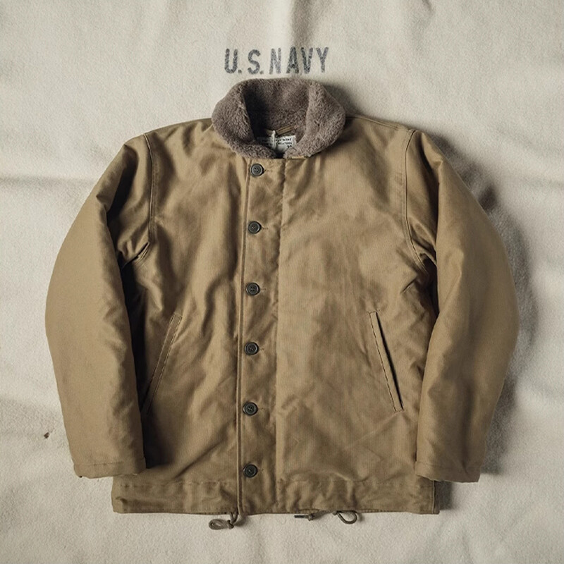 Bronson Heavy-Duty N-1 Deck Jacket Plain Version Jungle Bronson Heavy-Duty N-1 Deck Jacket Plain Version Jungle