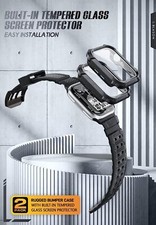 For Apple Watch 8/7 45mm Watch Bands with 2-Pack Bumper Cases i-Blason Cover