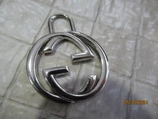 GUCCI ZIP PULL   CHARM 27MM SILVER tone,  METAL SO PRETTY