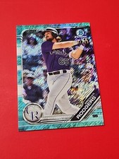 Brendan Rodgers 2019 Bowman Chrome Aqua Shimmer 70/125 , Colorado Rockies
