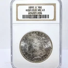 1890-S Morgan Silver Dollar $1 NGC MS63- Redfield