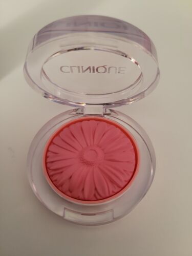 Clinique Cheek Pop Blush Pop 12 Rosa Pop 0,12 once Nuovo con scatola Bel Fiore Modellato Compatto - Foto 2 di 3