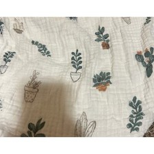 Cactus Print Muslin Cotton Changing Pad Bassinet Sheet Little Unicorn