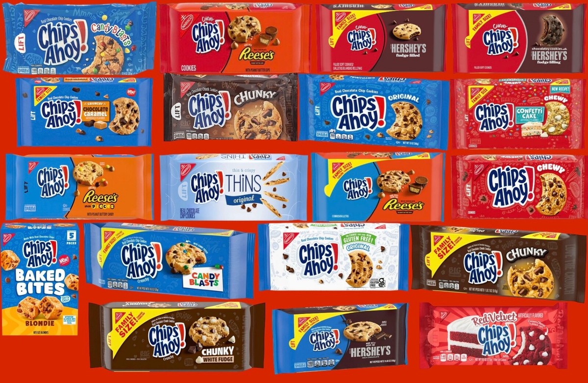 Chips Ahoy Todos los Sabores y Tamaños Edición Limitada Importación EE. UU.