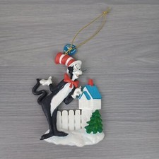 2003 Cat in the Hat Official Movie Merchandise Dr Seuss Christmas Ornament RARE.