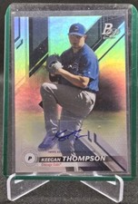 Keegan Thompson 2019 Bowman Platinum Top Prospects Auto #TOP-24 Chicago Cubs