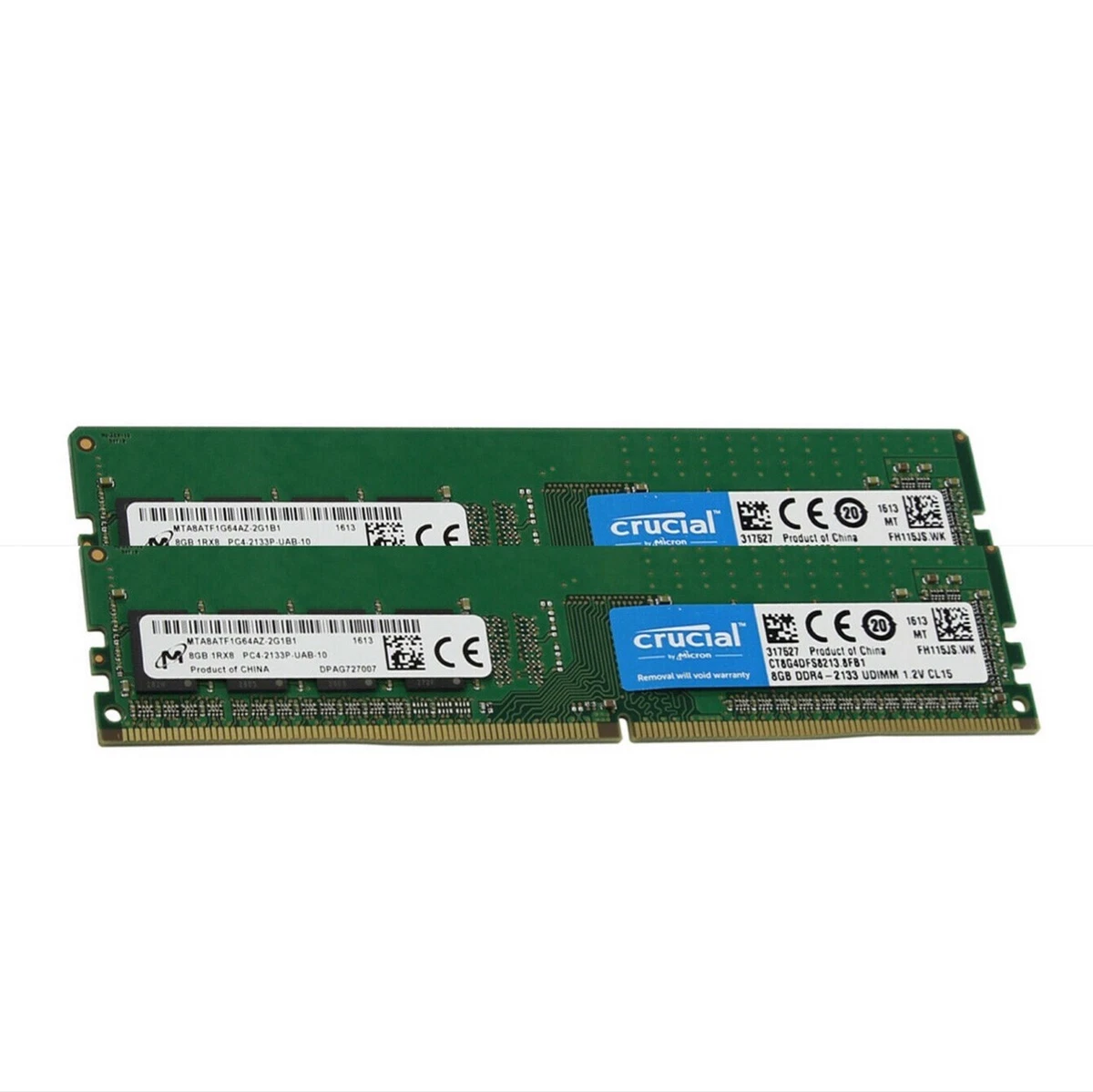 Crucial PC4-17000 (DDR4-2133) Bus Speed Computer RAM 16 GB Total