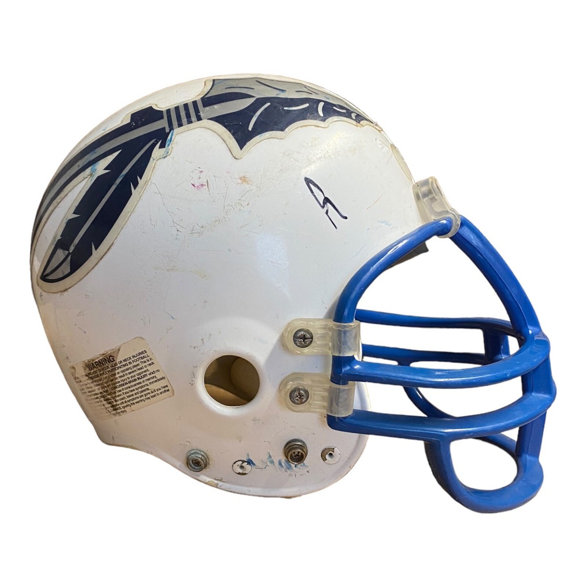 extra large football helmet New York Giants Mid-Size SpeedFlex SF ECHO Helmet Size:Small/Medium Face Polo Helmet - Rust Black SW face mask