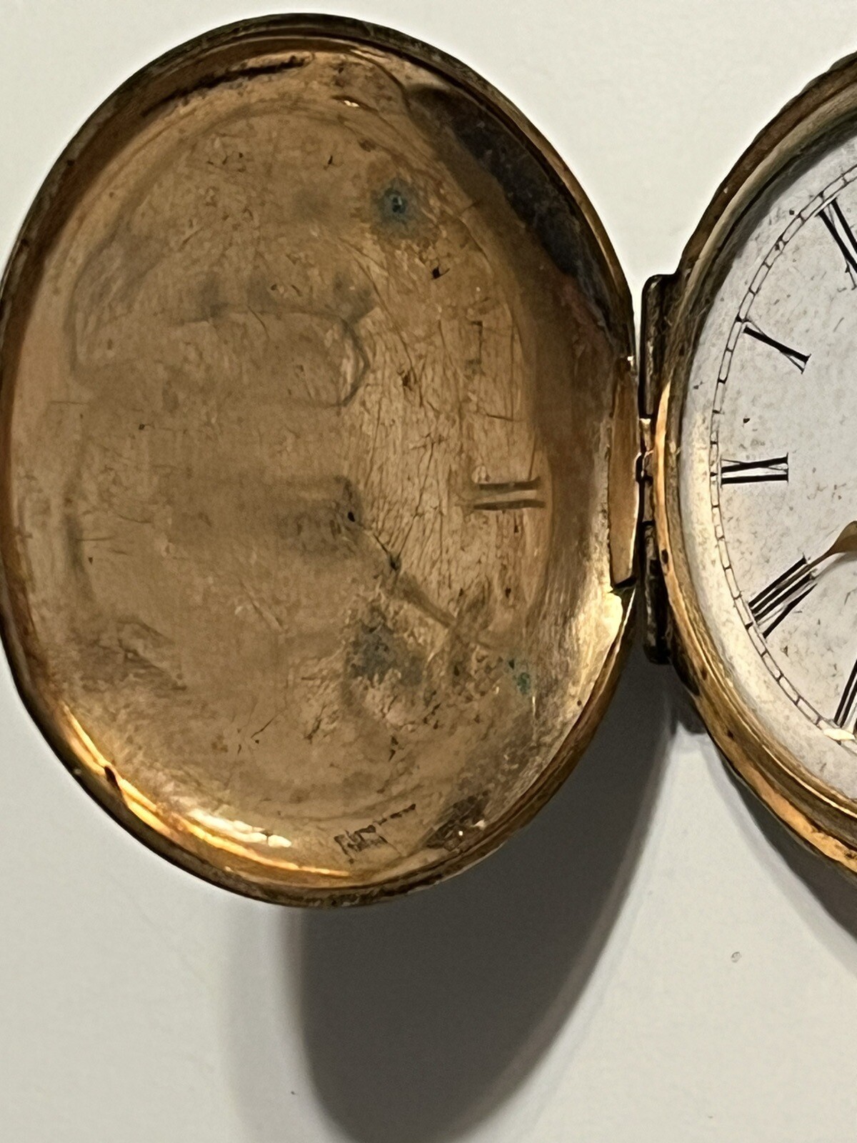 vintage gold Pocket watch 14K gold Filled? manufacturer unknown not