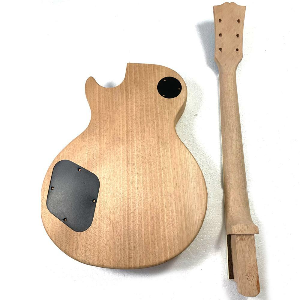 Musoo Project Electric Guitar Kit W/birdeyes Maple Top (2cm3cm) by CNC