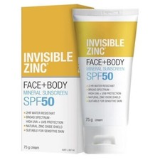Invisible Zinc SPF 50 Face and Body 75g