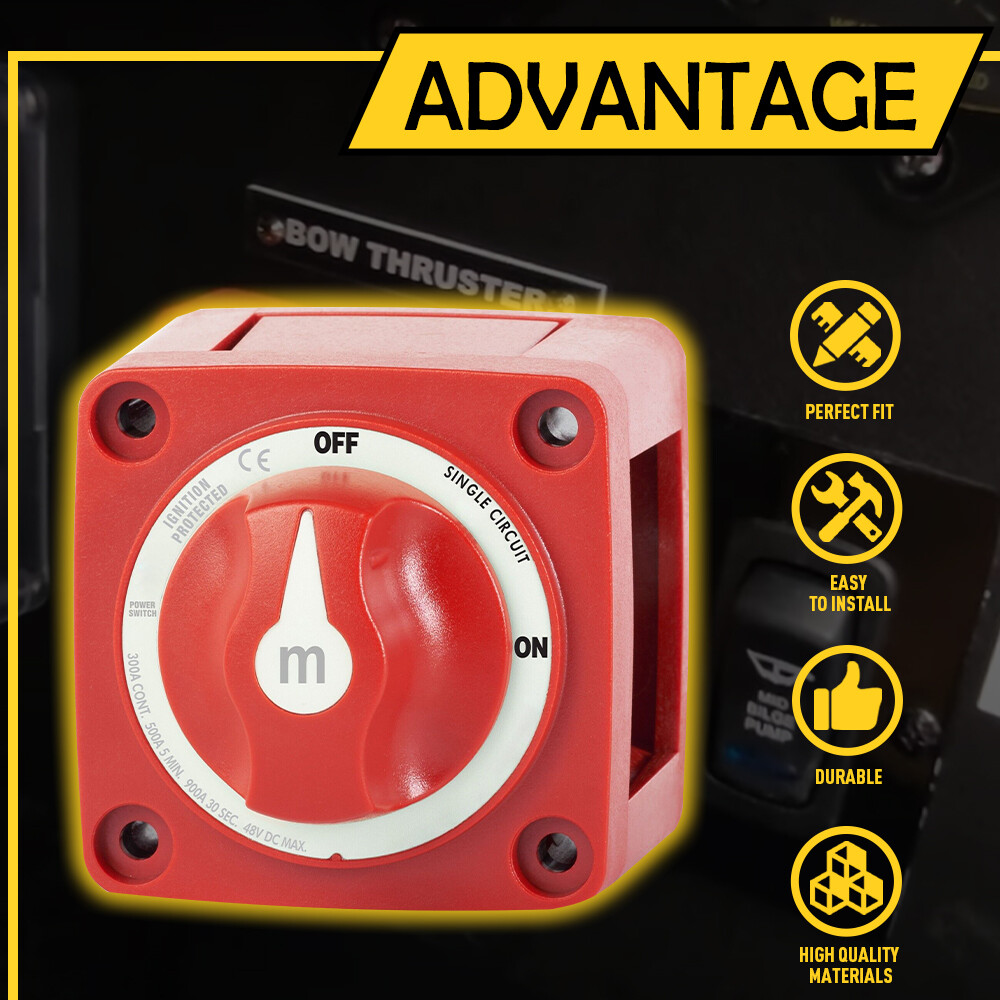 2X New 2 Position 6006 Switch Single Circuit ONOFF Battery Selector