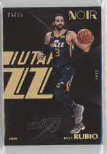 2017-18 Panini Noir Away Gold /25 Ricky Rubio #123 04u1