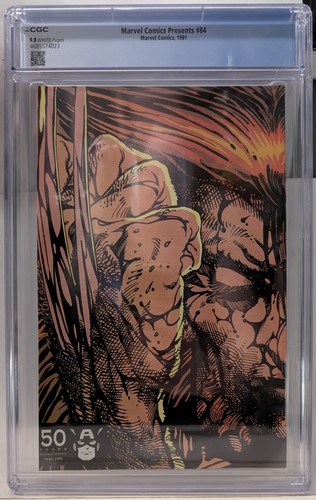Marvel Comics Presents 84 CGC 9.8 White Pages BWS Classic Wolverine Cover - Picture 4 of 6