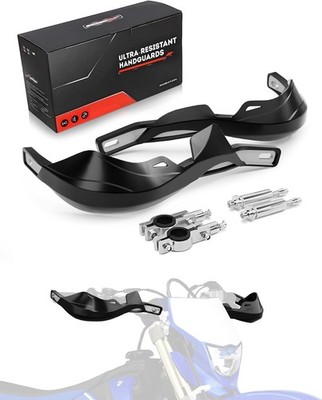  Dirt Bike Handguards,7/8'' and 1 1/8'' Handlebar Motorcycle Hand Guards black
