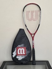Wilson Ultra Graphite Ti Squash Racket 185g &ndash; Titanium Series With Cover