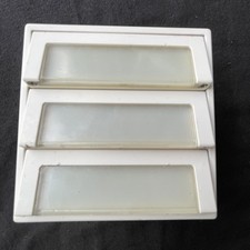 Siedle 3-fach Klingeltaster, Tastenmodul TM 511-03 W, weiß, geprüft,