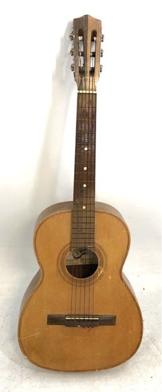Giannini Model No 2 Vintage 1960s Classical Acoustic Guitar Made in Brazil