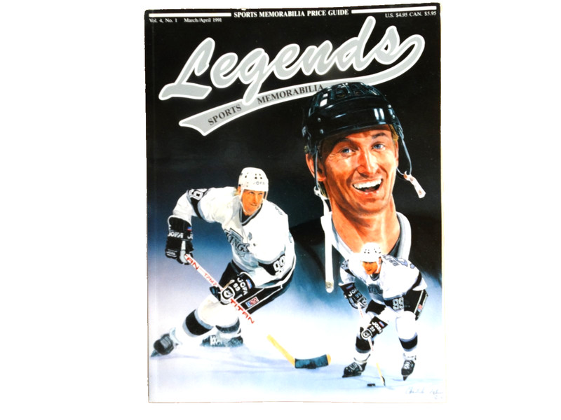 Legends Sports Memorabilia Price Guide – March/April 1991 – Wayne Gretzky 