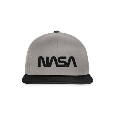 NASA Logo Schwarz Stick Snapback Cap