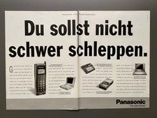 Panasonic Handheld Mobiltelefon Cityruf GPS Navi 1993 Vintage Ad Werbung Reklame