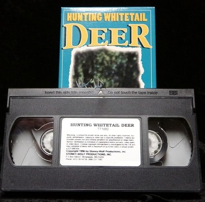   Stoney-Wolf  Hunting Whitetail Deer  VHS (1998) | Proven Tips & Field-Tested