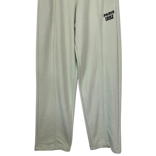 Zara Plush Pants Mint Green PARIS 1992 Sporty Lounge Sweatpants Girls Size 13-14 - Picture 7 of 12