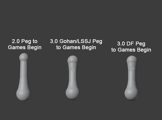 SHF Games Begin Goku Conversion Pegs - READ DESCRIPTION!
