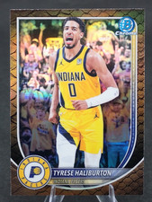 2025-26 Bowman Basketball Tyrese Haliburton Reptilian Refractor BCV-77 Pacers