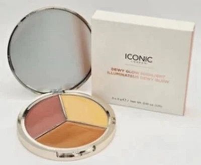 Iconic London Dewy Glow Highlighter Illuminateur Dewy Glow Compact | F/S New١
